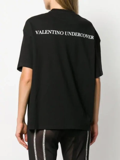Shop Valentino X Undercover Cosmos Print T-shirt In Black