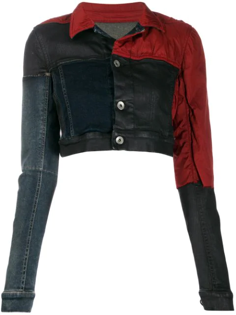 rick owens patchwork jeans