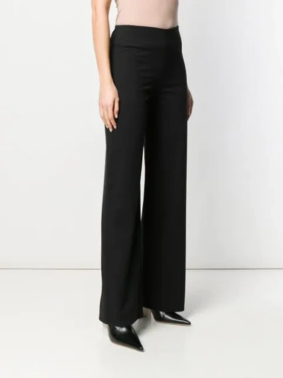 Shop Theory Wide Leg Trousers - Black