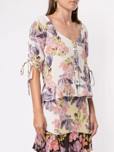 We Are Kindred Stevie Sweetheart Blouse In White