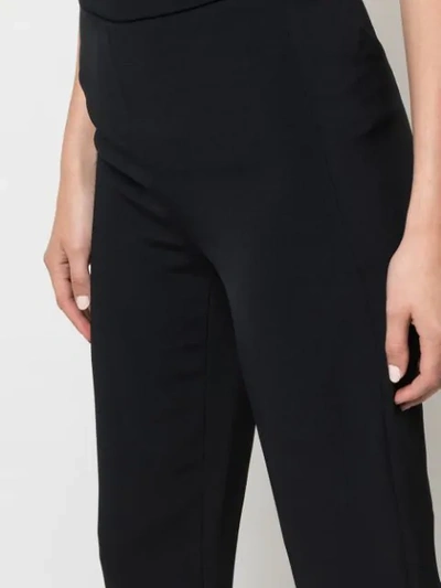 Shop Cushnie Extra Long Flared Trousers In Black