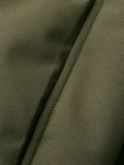 Shop Calvin Klein Faux-fur Hooded Jacket In Green