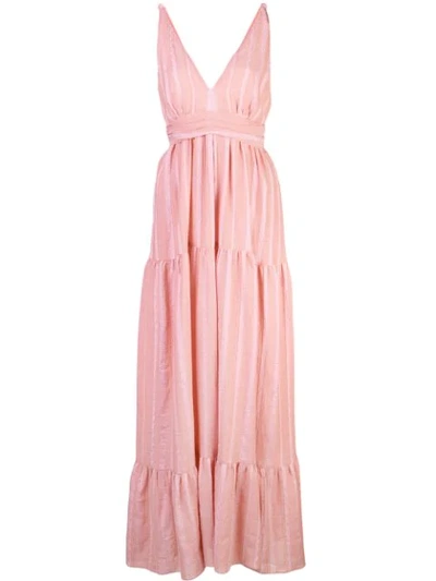 Shop Lemlem Taytu Maxi Sun Dress In Pink