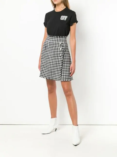 Off-white Lips Printed T-shirt In Black