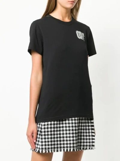 Off-white Lips Printed T-shirt In Black