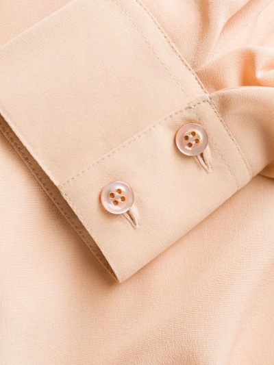 Shop Givenchy Pussy-bow Blouse In Neutrals