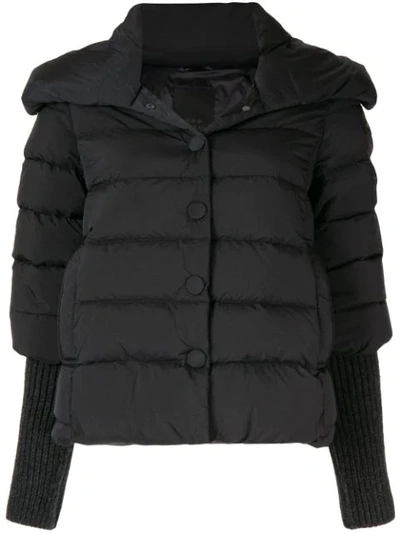 Shop Tatras Short Puffer Jacket In Black