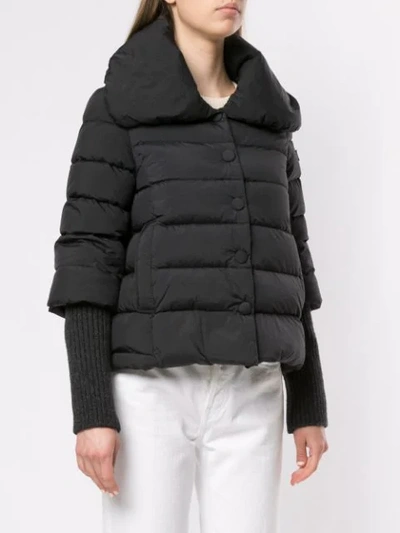 Shop Tatras Short Puffer Jacket In Black