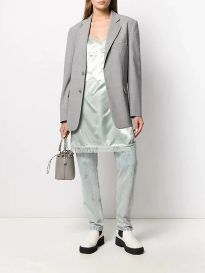 Shop Mm6 Maison Margiela Multi-wear Blazer In Grey