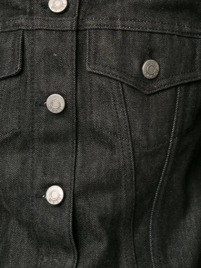 Pre-owned Gucci Faded Denim Jacket In Black