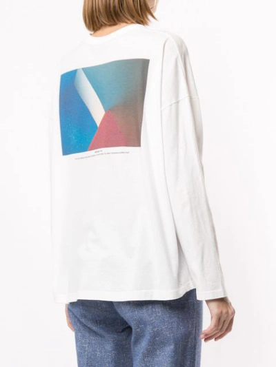 Shop Muller Of Yoshiokubo Printed Cotton T-shirt In White