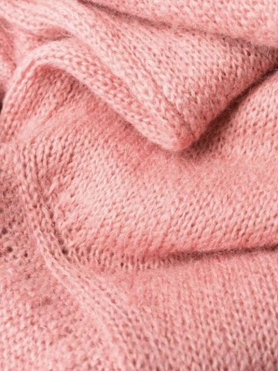 Shop Altea Cable Knit Sweater In Pink