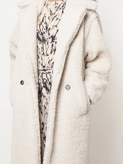 Shop Apparis Daryna Faux-shearling Coat In White