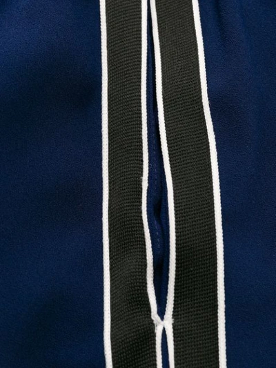 Shop See By Chloé Stripe Detail Track Pants In Blue