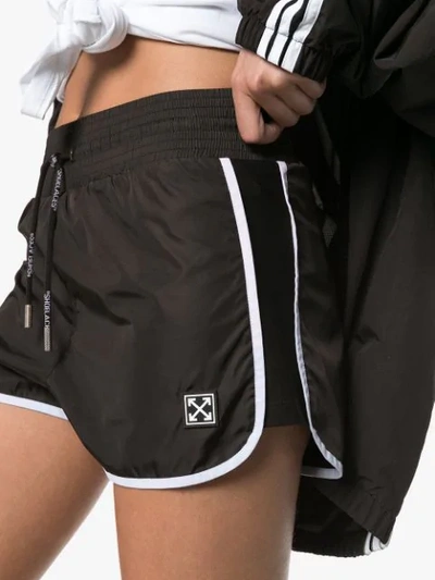 Shop Off-white Jogging Shorts - Black