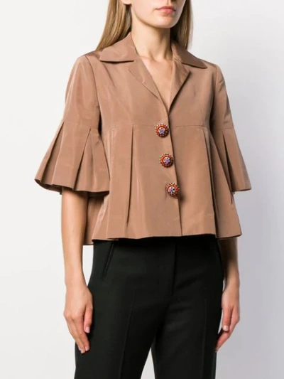 Pre-owned Dior  Swing Jacket In Brown