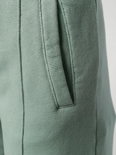 Shop Off-white Knitted Flared Trousers In Green