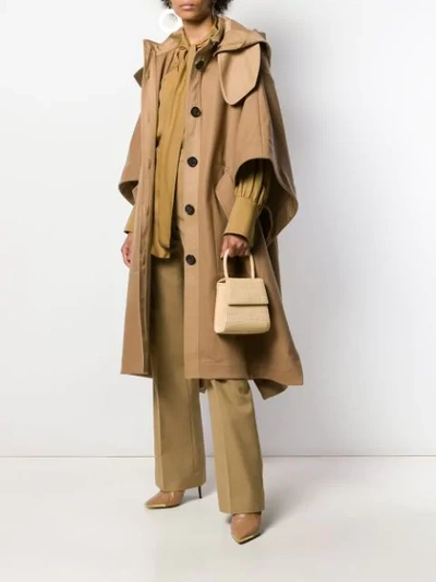Shop Joseph Cape Compact Trench In Brown