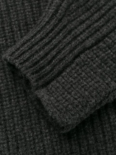 Shop Isabel Marant Beatsy Sweater Dress In Grey
