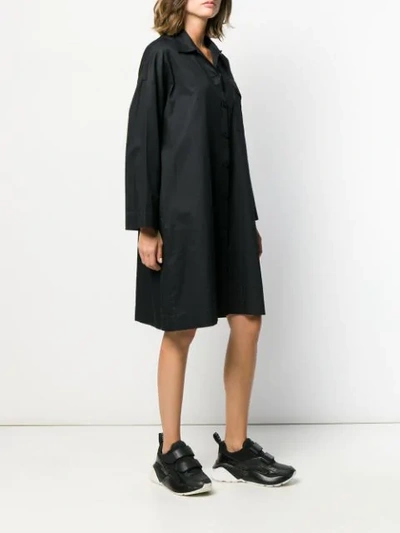 Shop Raeburn Hemdkleid Im Oversized-look In Black