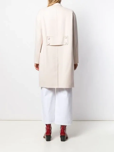 Shop Ulla Johnson Open Front Coat In Blush