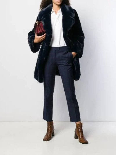 Shop Marc Jacobs Sofia Loves Peacoat In Blue