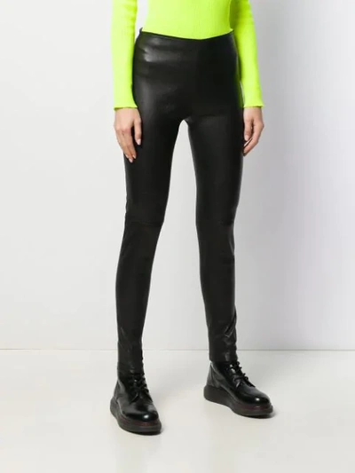 Manokhi High Waist Leggings In Black