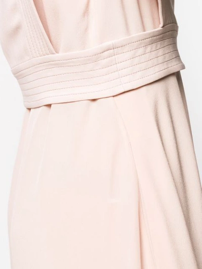 Shop Stella Mccartney Curved-hem Midi Dress In 5900 - Rose