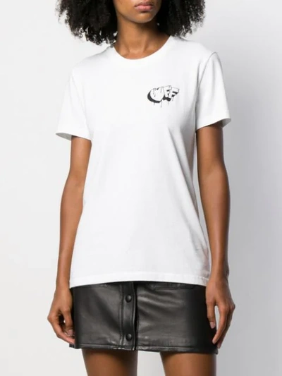 Shop Off-white Logo Print T-shirt In White