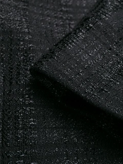 Comme Des Garçons Check Pattern Blazer In Black