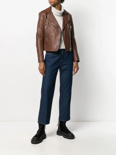 Shop Belstaff Marving T Jacket In Brown