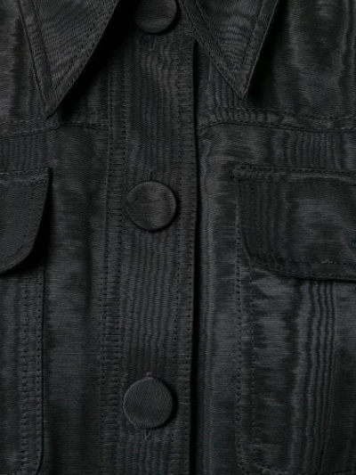 Shop Gucci Ribbed Boiler Suit In Black