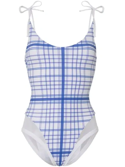 BLAKE CHECK PRINT SWIMSUIT