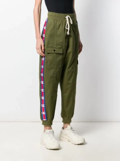 Shop Champion Drawstring Track Trousers In Green