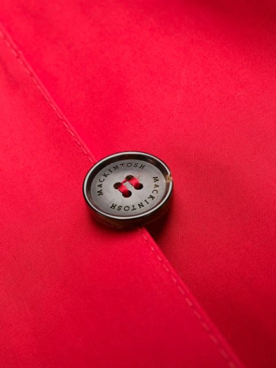 Shop Mackintosh Dunoon Red Bonded Cotton Short Coat | Lr-1005d