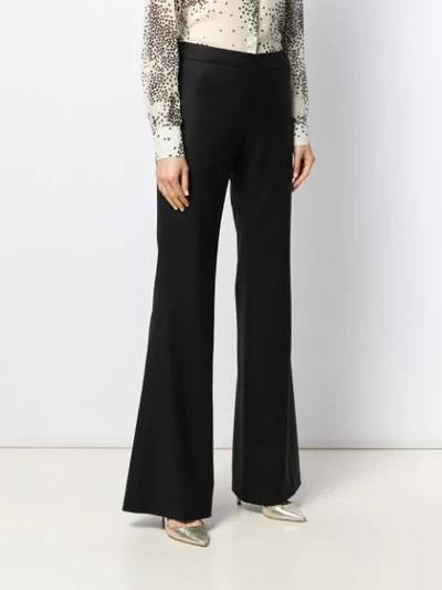 Shop Giambattista Valli Flared Tailored Trousers In Black