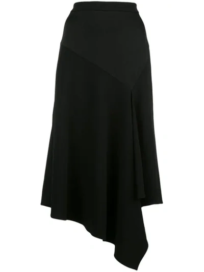 Shop Diane Von Furstenberg Analisa Asymmetric Skirt In Black