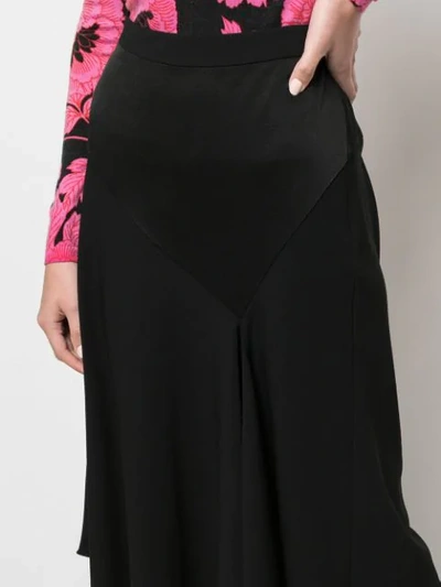 Shop Diane Von Furstenberg Analisa Asymmetric Skirt In Black