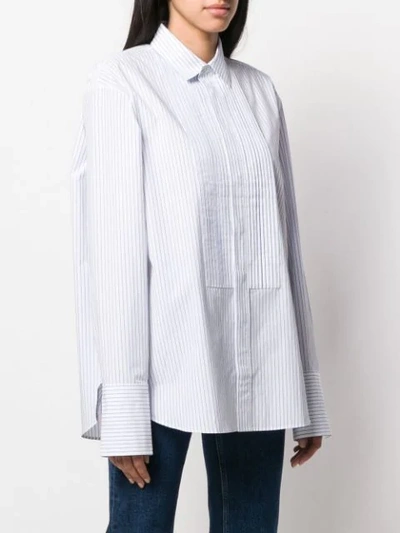 Shop Golden Goose Deluxe Brand Jessica Striped Shirt - White