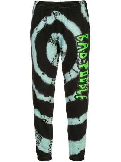 Shop Ashley Williams Tie-dye Track Trousers In Black