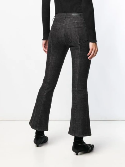 Shop Sonia Rykiel Bootcut Jeans In 001-noir