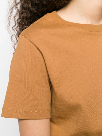 Shop Norse Projects Gro Plain T-shirt In Brown