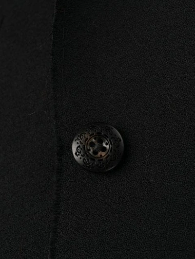 Shop Maurizio Miri Crepe Blazer In Black