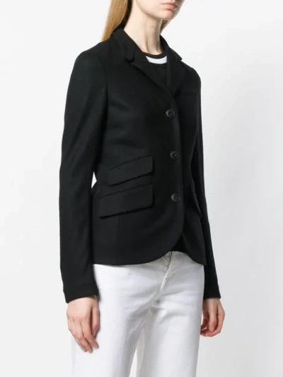Shop Rag & Bone Buttoned Jacket In Black