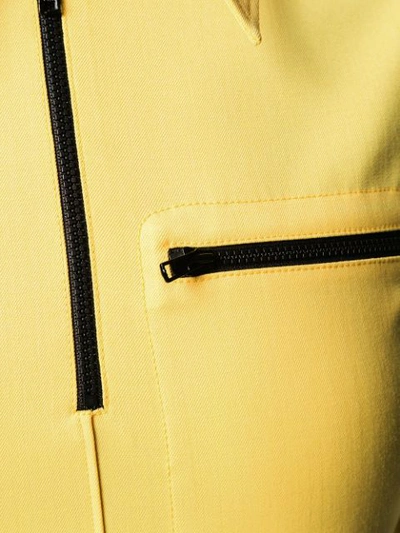 Shop Kwaidan Editions Slim Fit Polo Shirt In Yellow