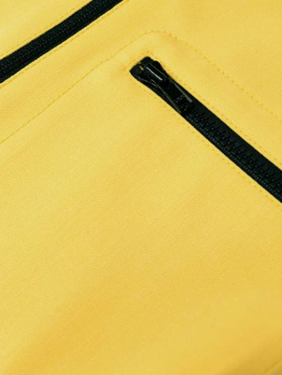 Shop Kwaidan Editions Slim Fit Polo Shirt In Yellow