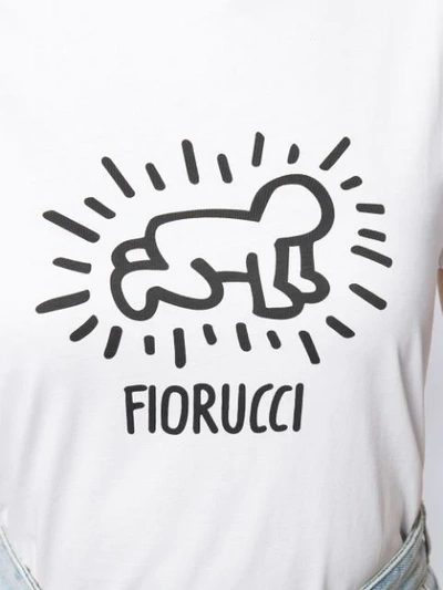 Shop Fiorucci Keith Haring T-shirt In White