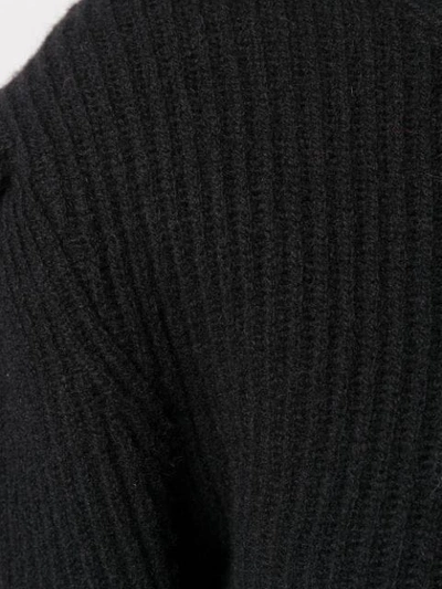 Shop Lemaire Klassischer Strickpullover In Black