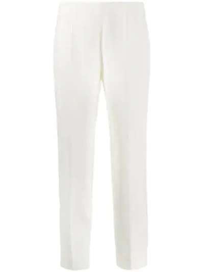 Shop Antonio Berardi Slim-fit Trousers In White