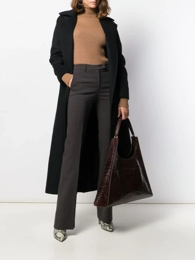 Shop Quelle2 Tailored Trousers In Brown